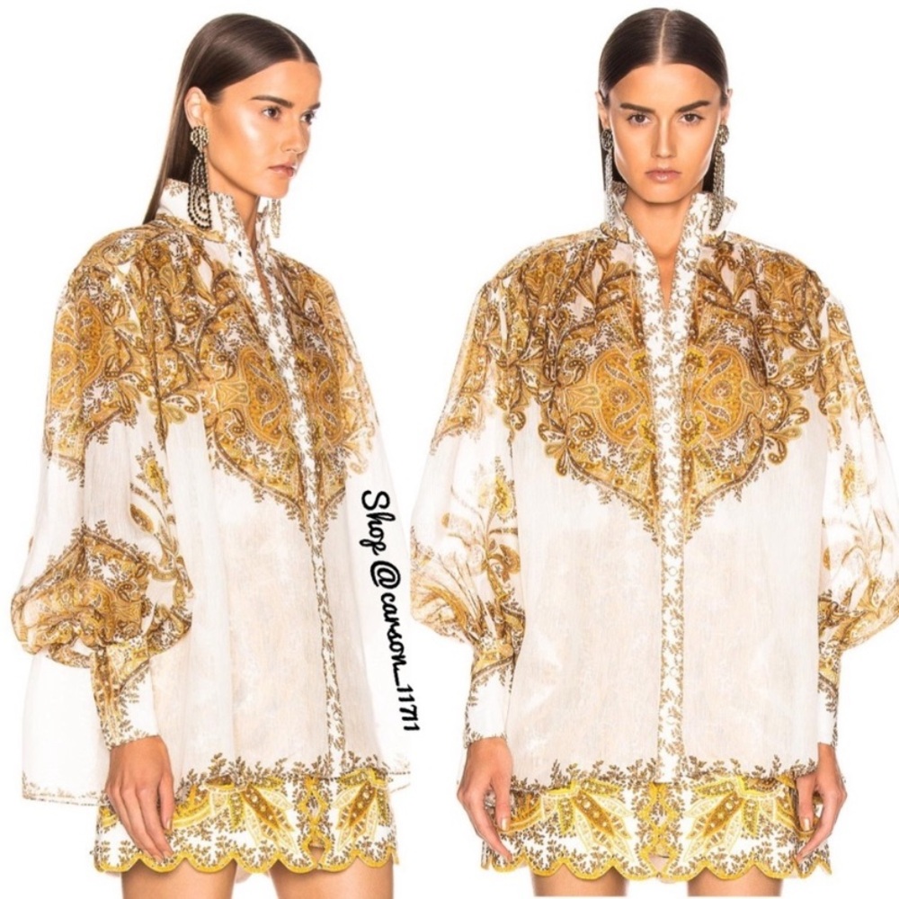 Zimmermann Zippy Billow Blouse AU0